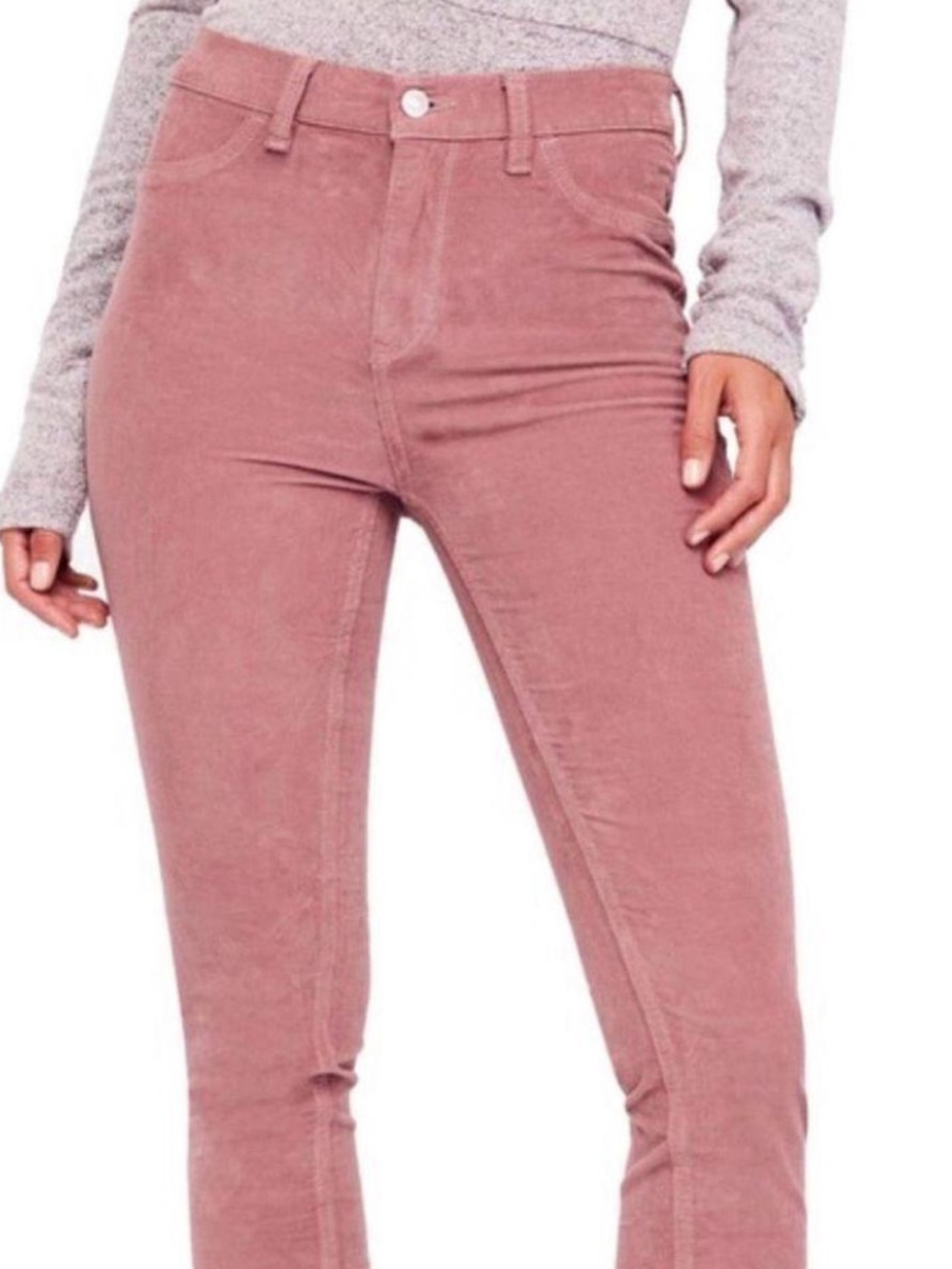 We The Free Corduroy Skinny Jeans Mauve